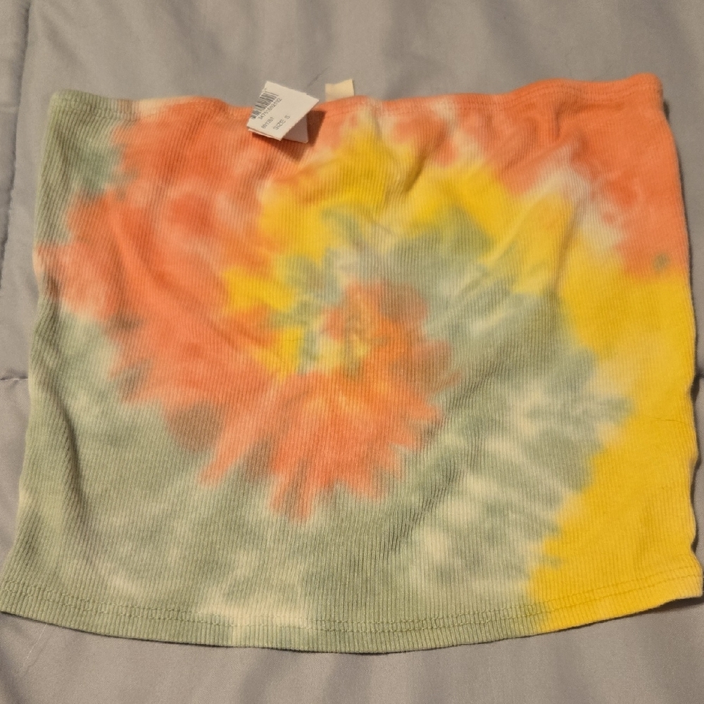Sky and Sparrow Multicolor Tie-Dye Top